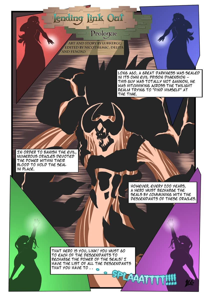 Cover image for Lending Link Out - Prologue (The Legend of Zelda)