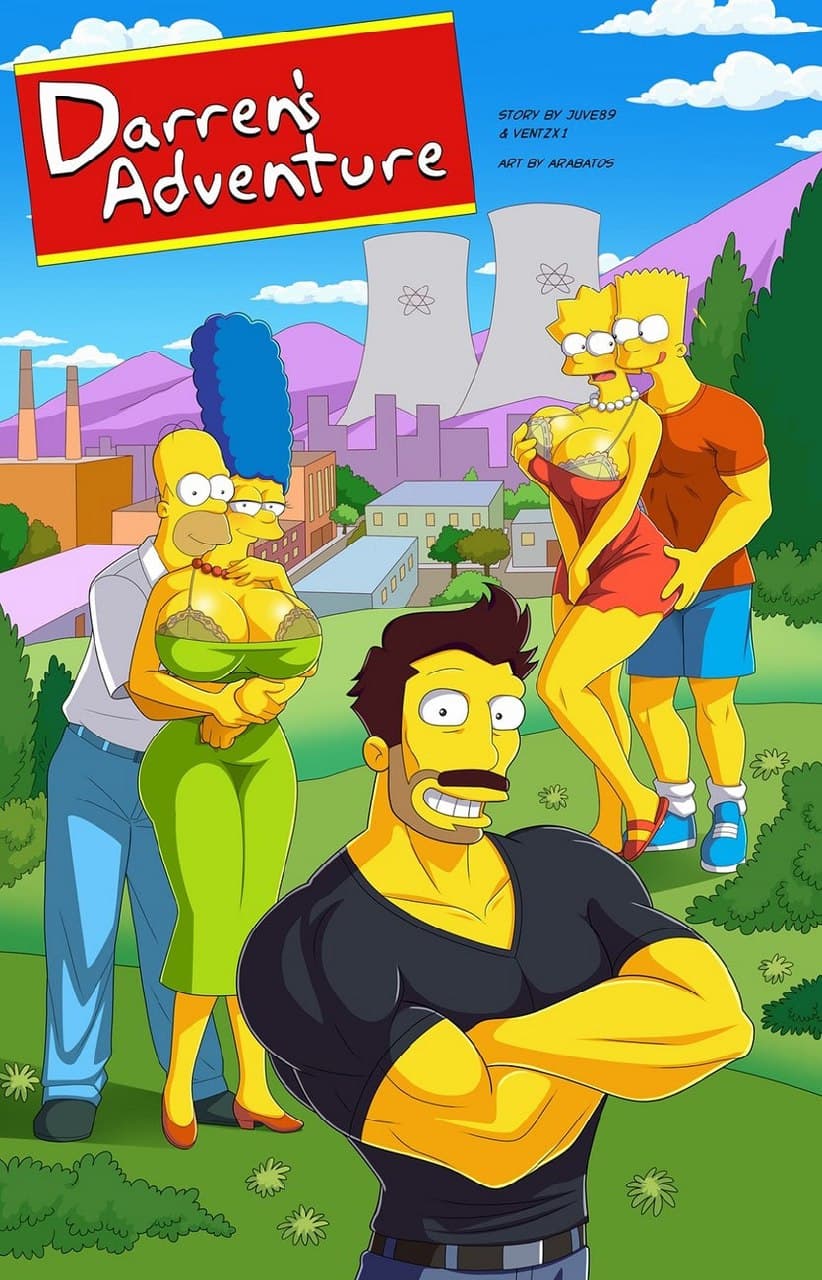 Cover image for Darren’s Adventure (The Simpsons)